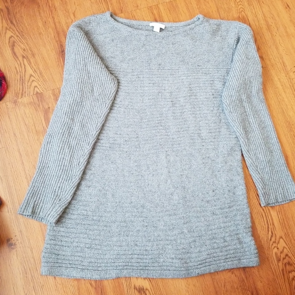Grey j jill medium sweater